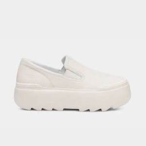UGG Marin mega slip on bright white brand new never used